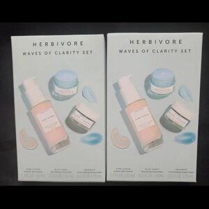 Lot of 2 Herbivore Waves of Clarity Skin Care Set